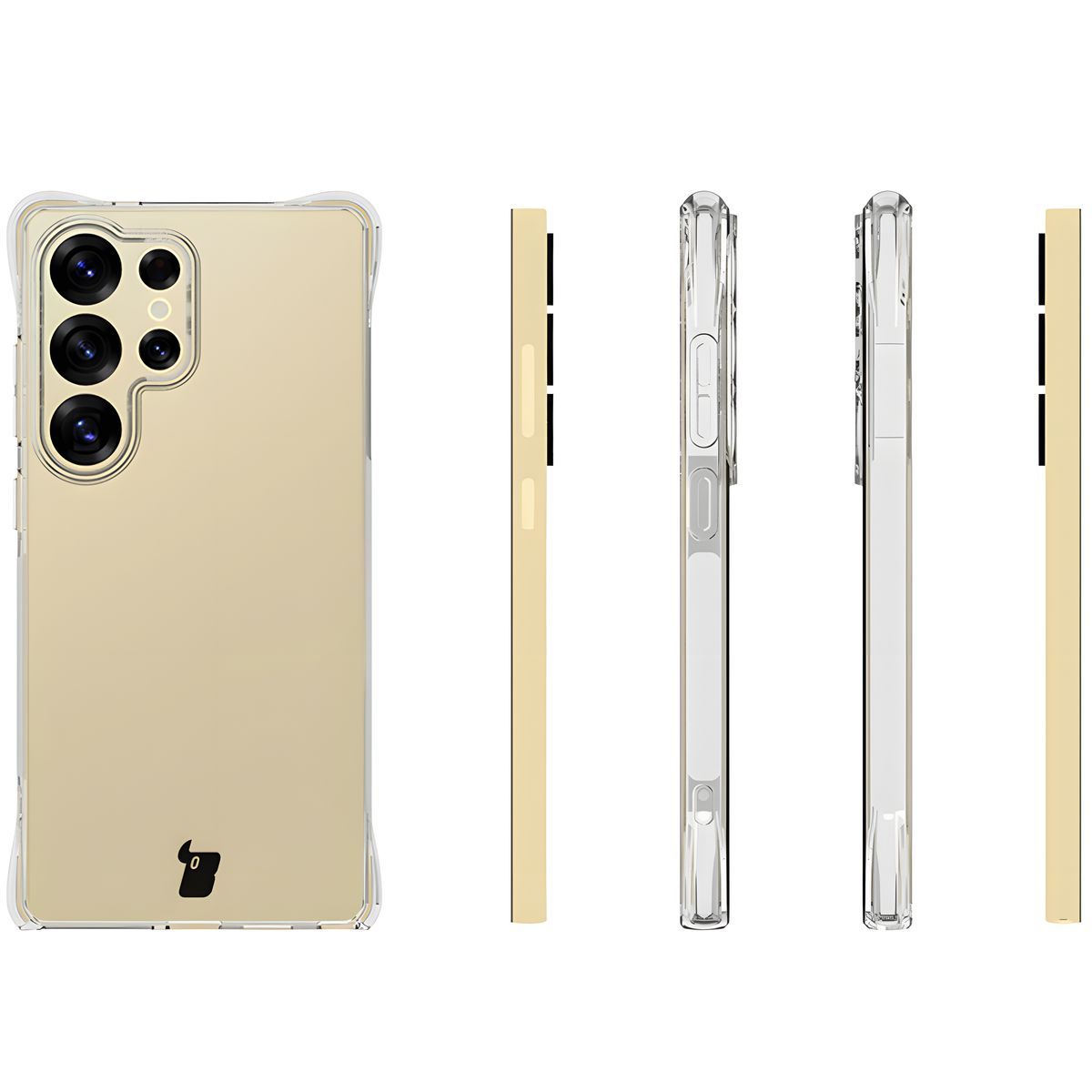 Przezroczyste plecki Case Salpa do Galaxy S25 Ultra